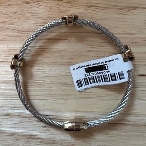 Magnetic silver bracelet